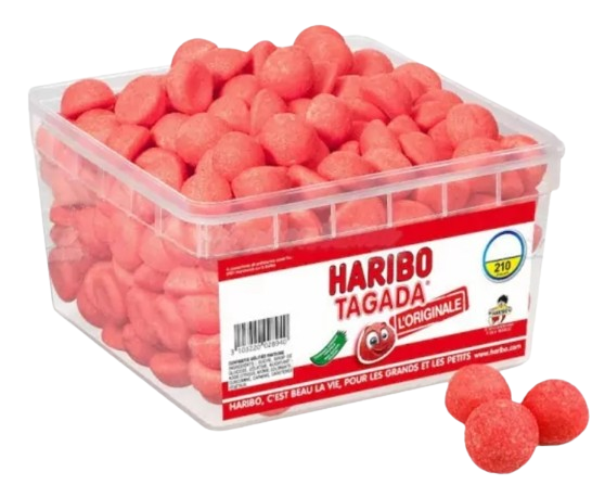 Haribo Tagada boîte 210 bonbons