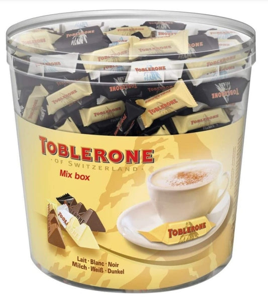 Toblerone - Assortiment de 3 Variétés de Mini Toblerone 904 g